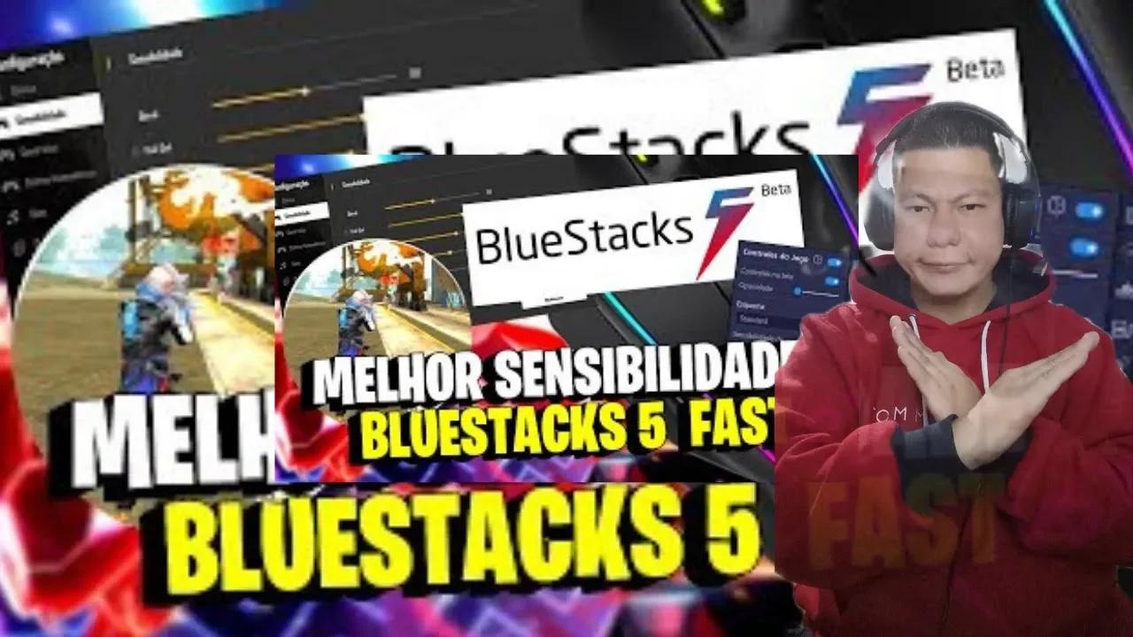 melhor sensi bluestacks 5 ff