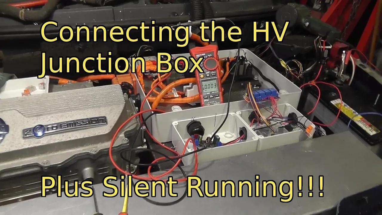DIY EV Part 36 - Connecting up the HV Junction Box Plus a VERY quiet ...
