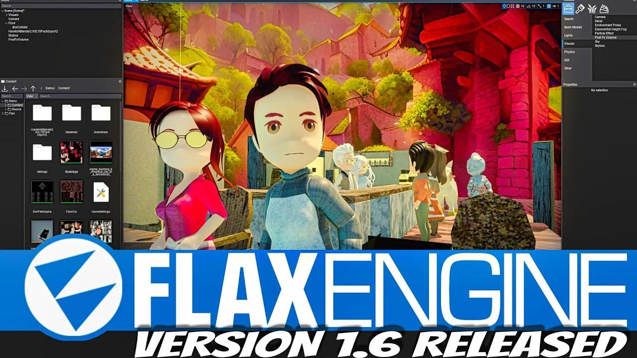 Flax Engine 1.6 -- A Shockingly Powerful Game Engine