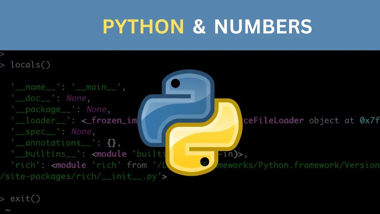 Numbers Python | #python