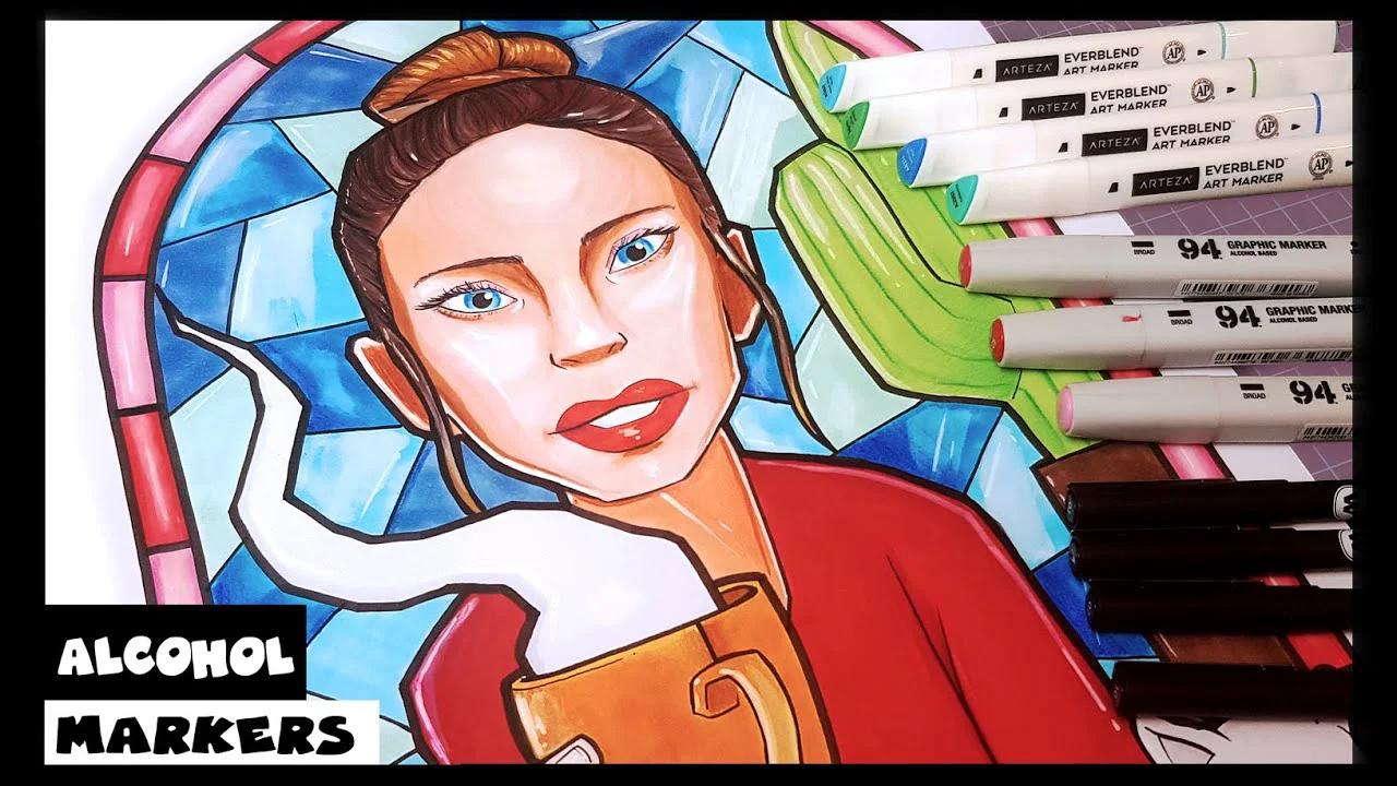 Creating ALCOHOL MARKER Art