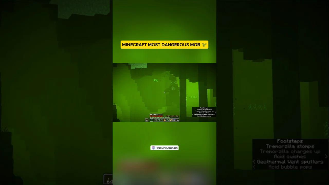 This is The Most Dangerous Entity in Minecraft #minecraft #shorts