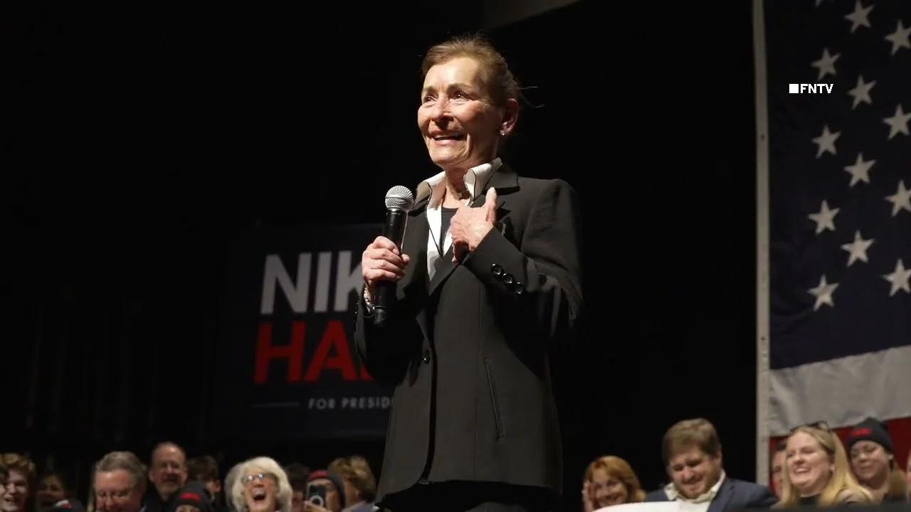 JUDGE JUDY takes stage with Nikki Haley in New Hampshire