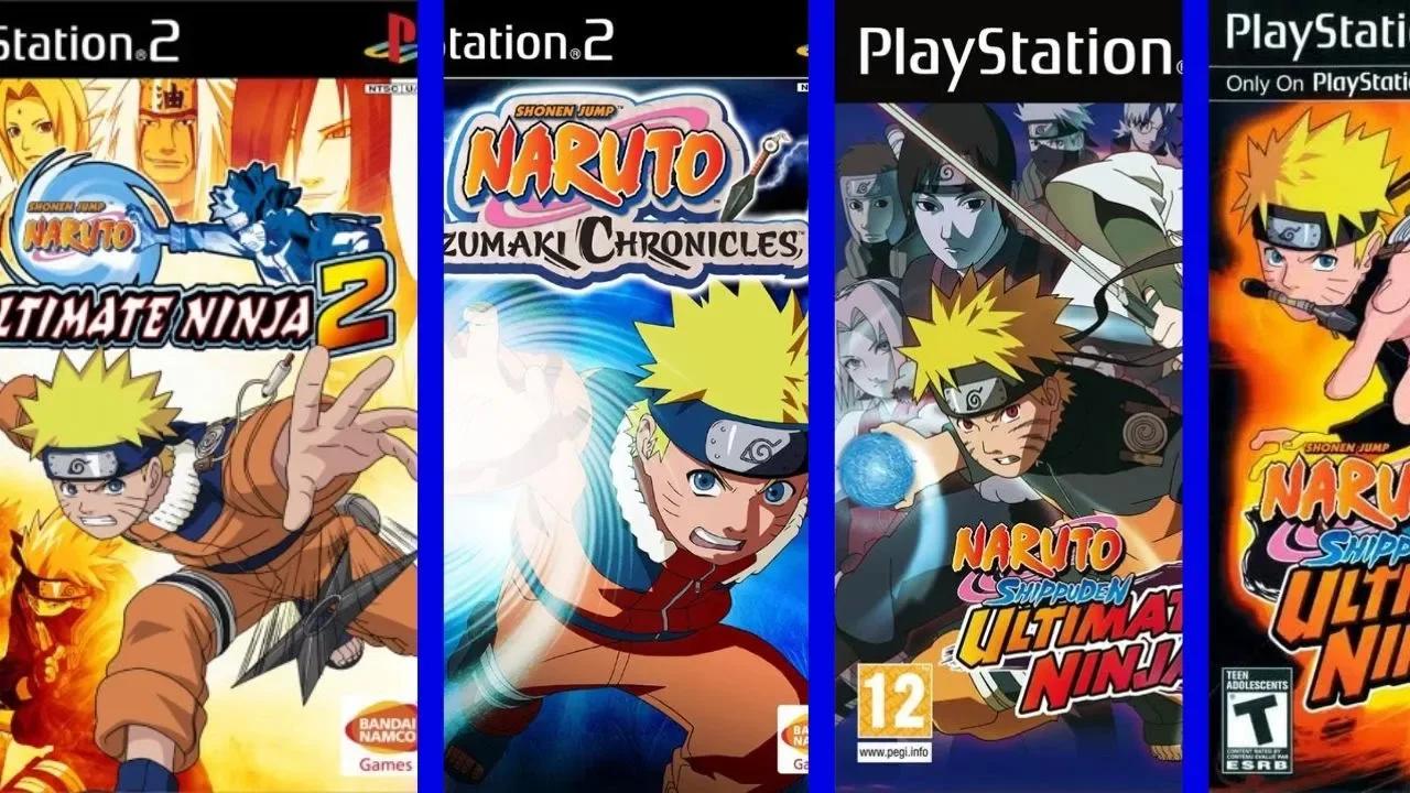 TODOS OS JOGOS DO Naruto PARA O PS2 - JOGOS DO NARUTO PS2