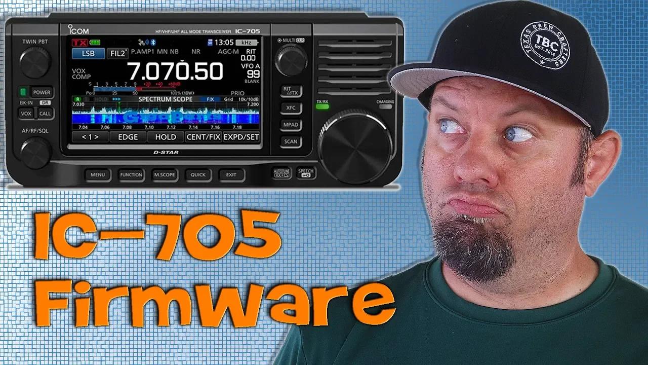 How To Upgrade Firmware on the Icom IC-705 | IC-705 Firmware Update