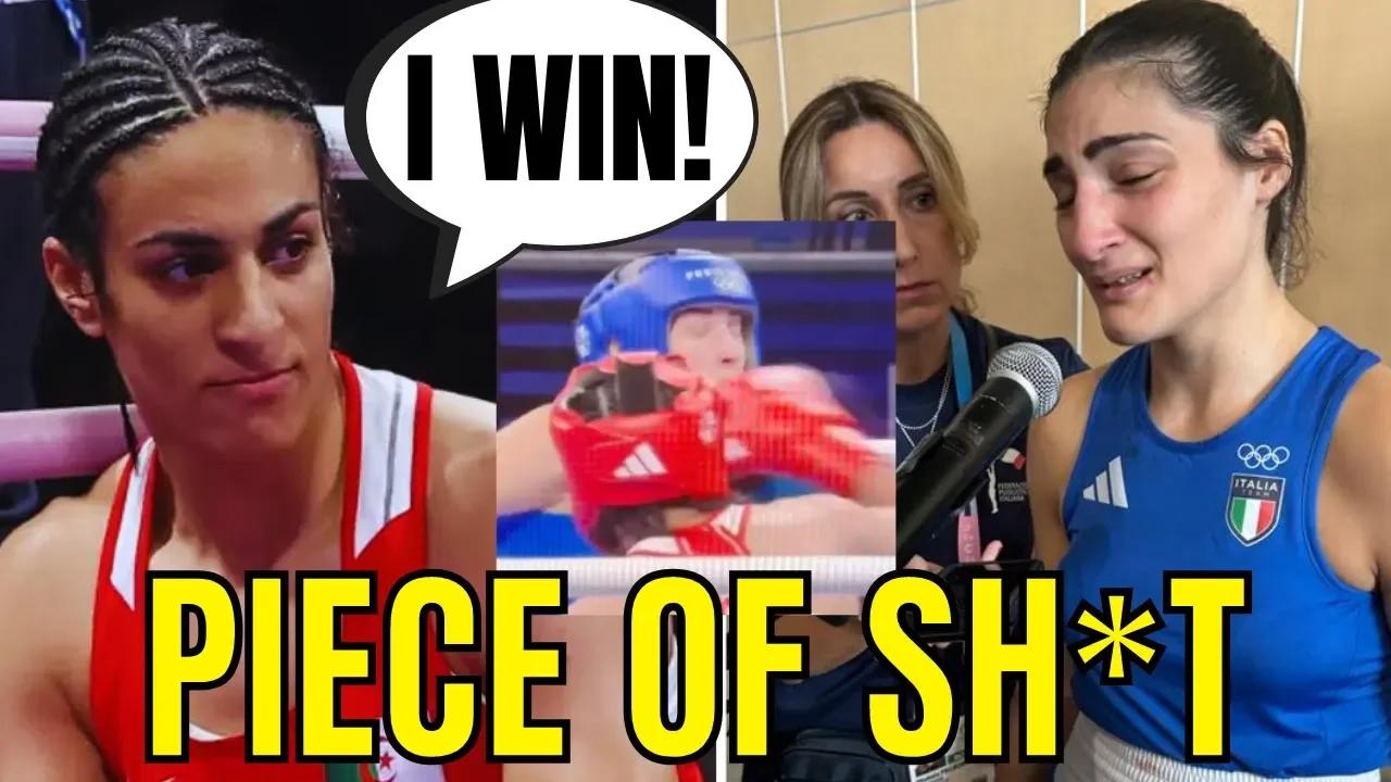 Man Who BEAT UP Female Boxer BRAGS About Victory As Woke Olympics Get ...