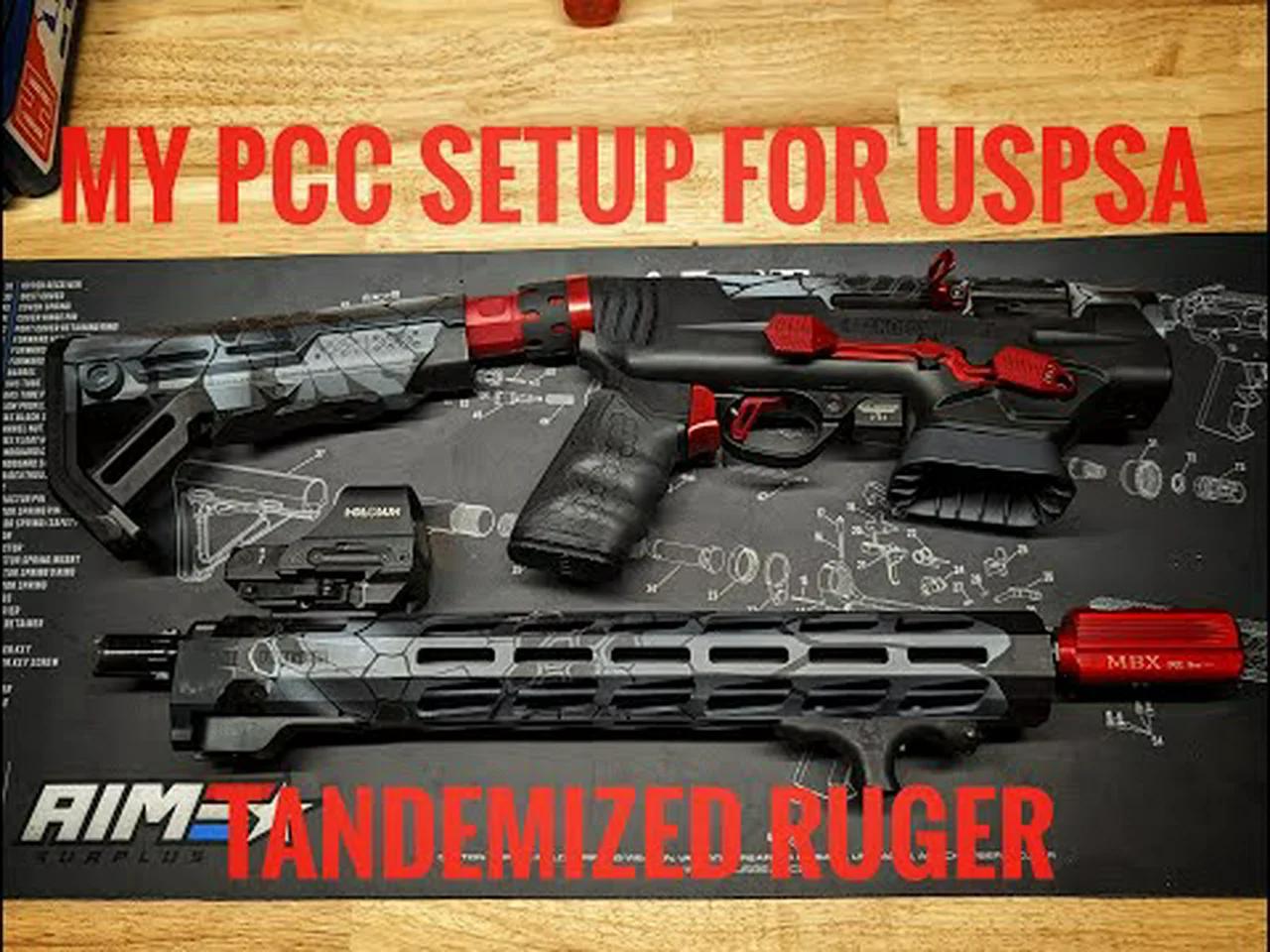 My PCC Setup For USPSA @TANDEMKROSS Ruger PC Carbine
