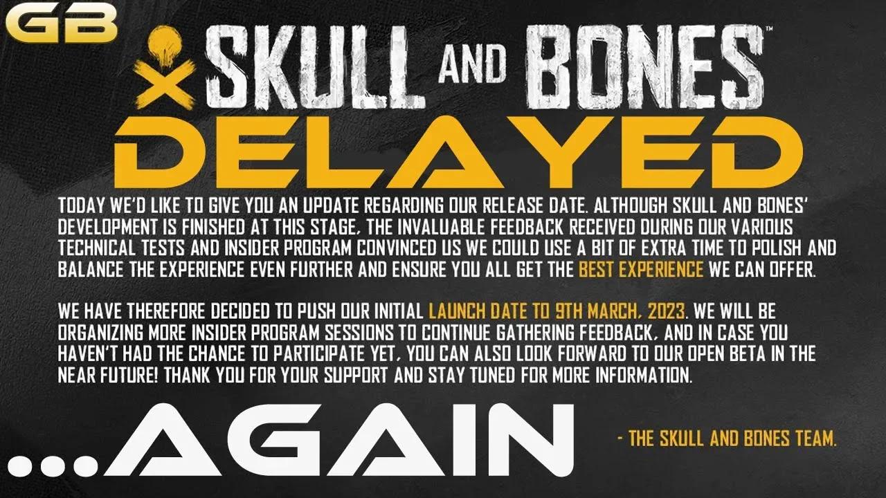 Skull And Bones Delayed Again