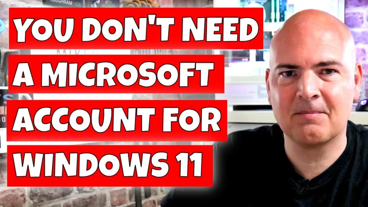 windows 11 setup new pc without microsoft account
