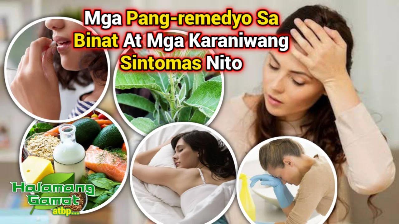 Mga Pang remedyo Sa Binat At Mga Karaniwang Sintomas Nito | Halamang ...