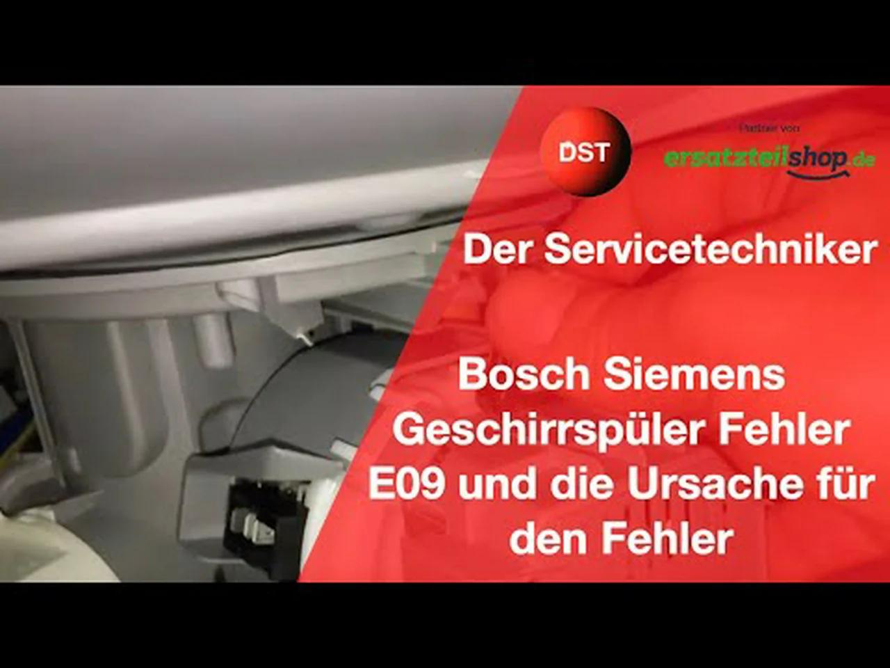 Geschirrspler Bosch Fehler