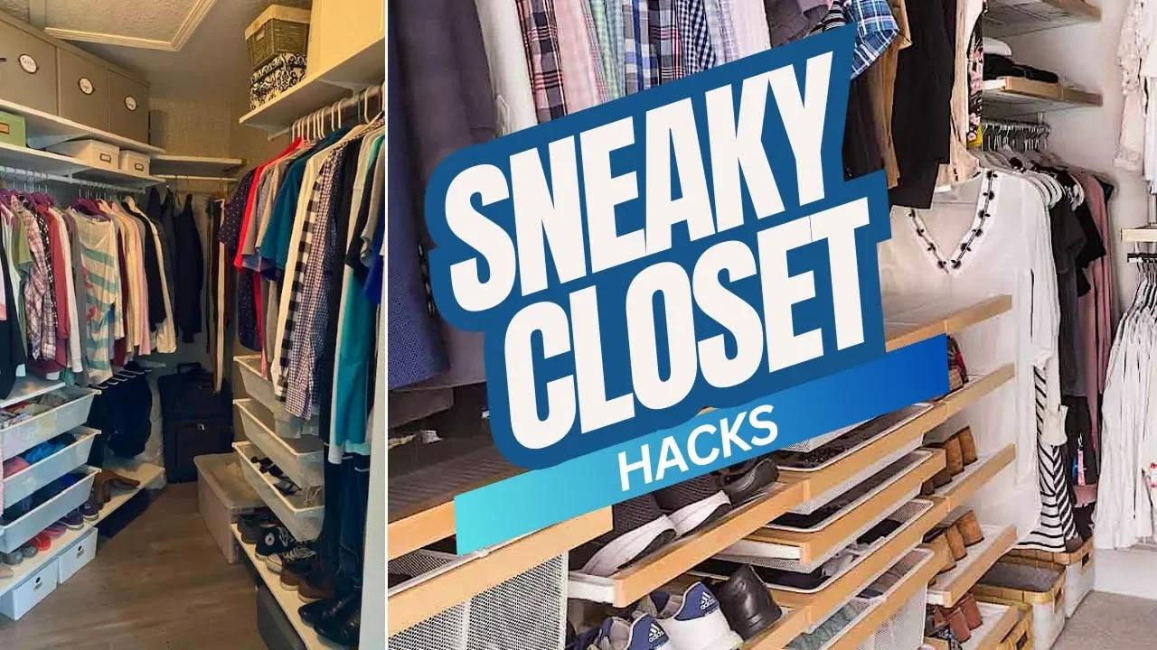 Sneaky Closet Organizers