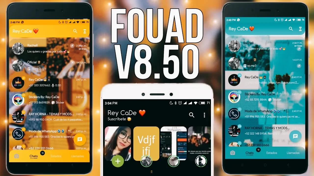 FOUAD WhatsApp V8.50 Nuevos estilos 🔥ACTUALIZACIÓN IMPORTANTE OCTUBRE