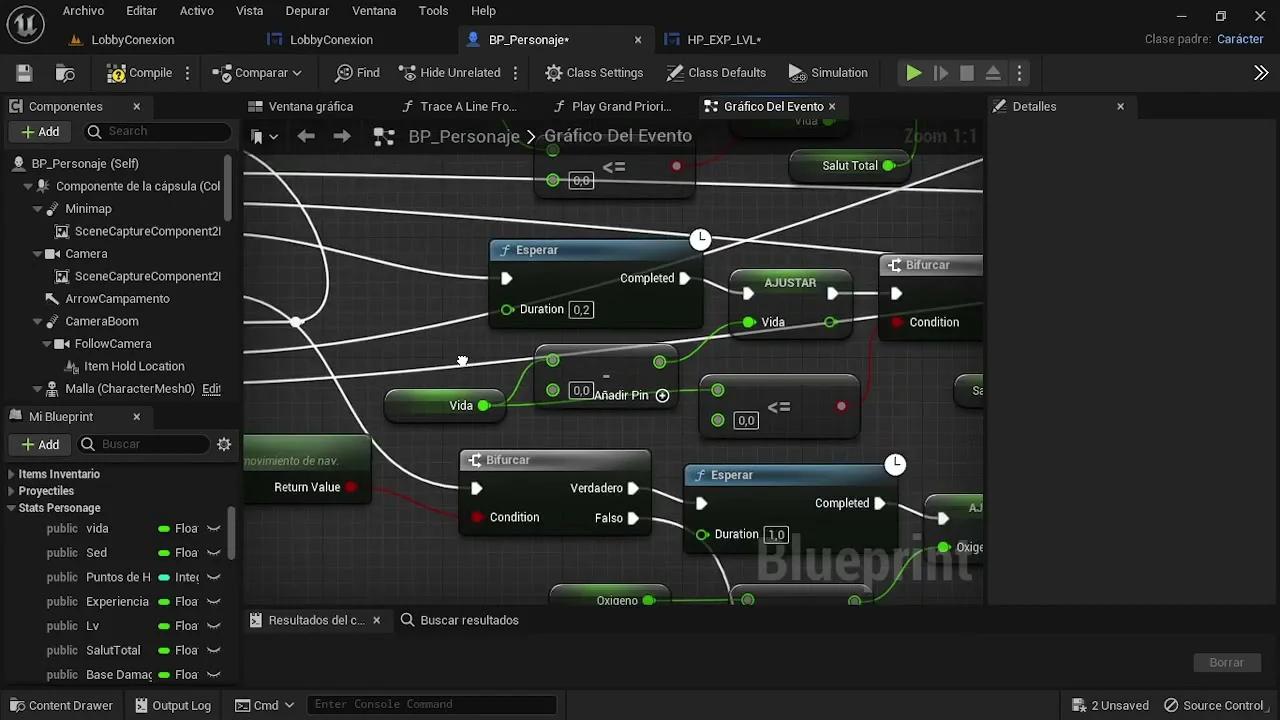 Unreal Engine 5.1 Como crear un juego RPG de A a Z # 5 ( Vida y ...