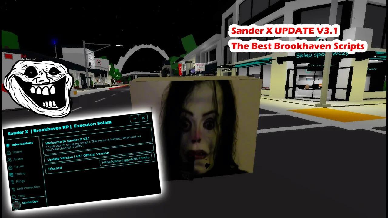 The best script brookhaven sander x 3 1 new version mobile pc executor