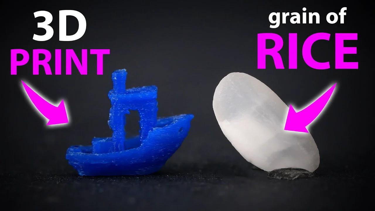 Micro FDM printing with a 0.1 mm nozzle