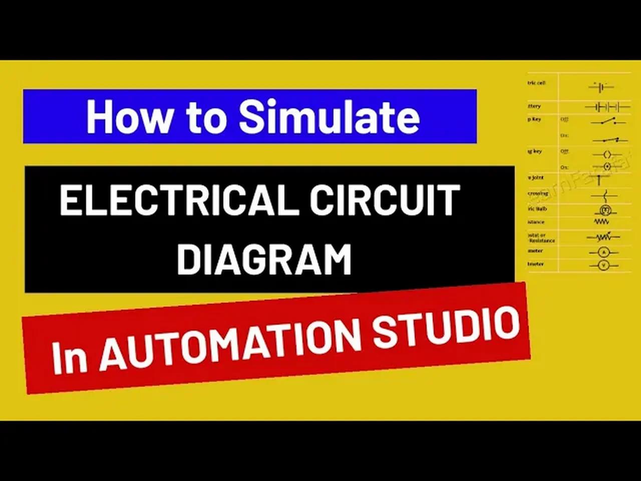 Automation Studio 5 Tutorial Creating Electrical Diagram And Simulation