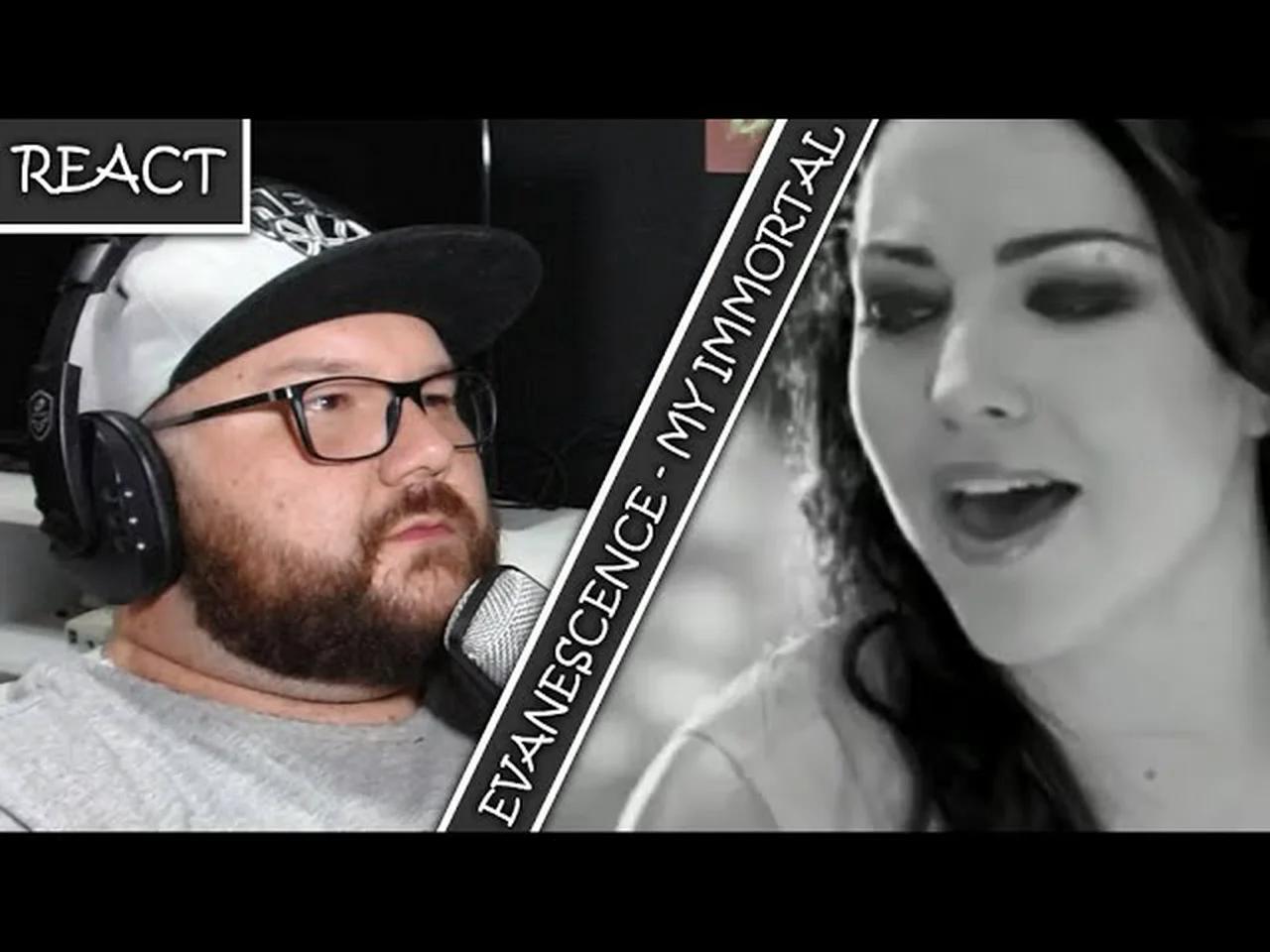 repost evanescence my immortal reaction