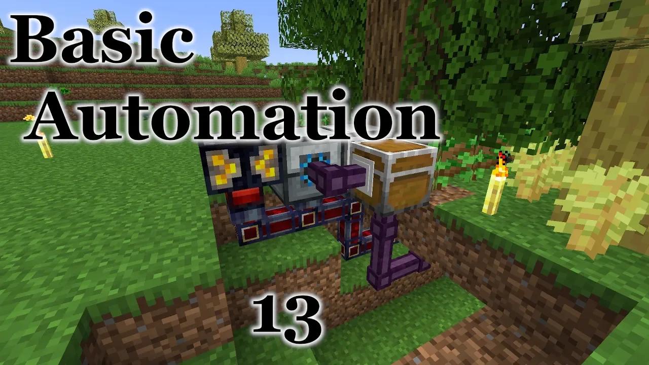 Modded Minecraft - 13 - Basic Automation for our Tree Farm [Direwolf20]
