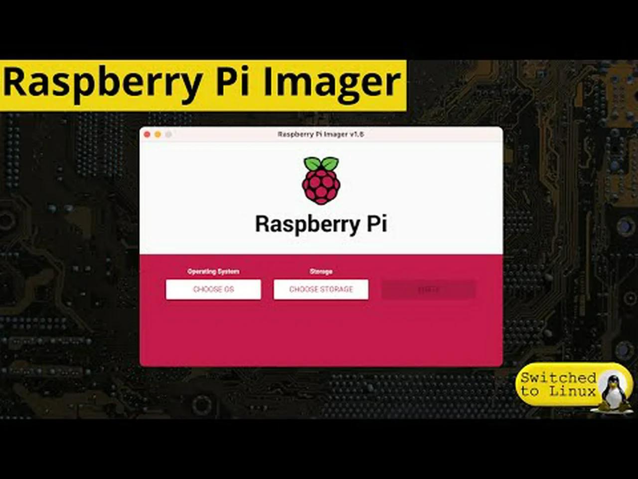 Raspberry Pi Imager - Installing A Pi OS