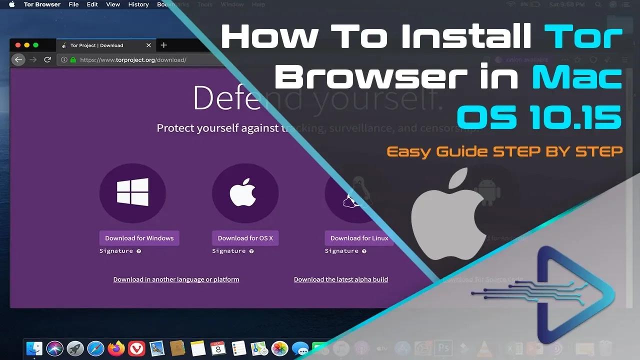 How to Install Tor Browser in MacOS X [macOS 10.15 Catalina]