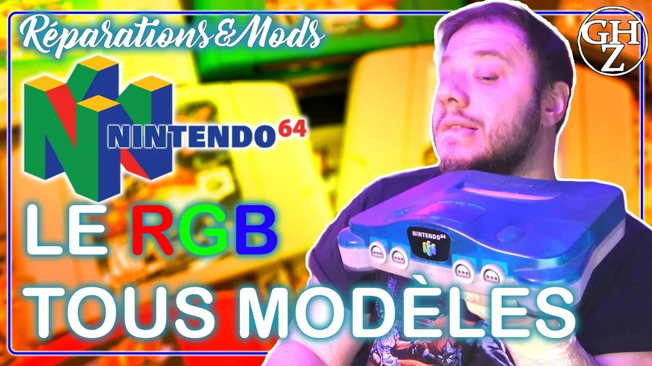 Installation RGB Sur NINTENDO 64 Tous Modèle By Tim Worthington #nintendo