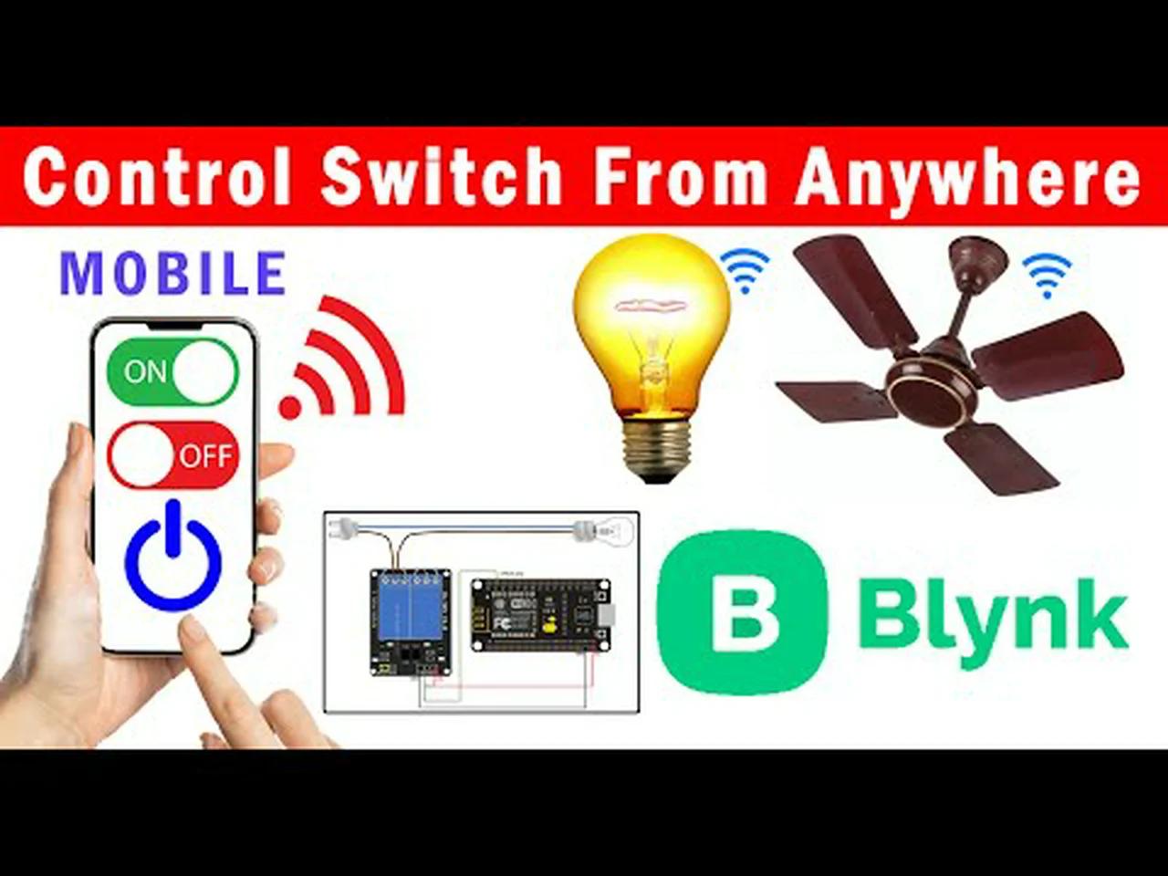 Smart Home Automation Using NodeMCU ESP8266 And Blynk App - IOT Based ...