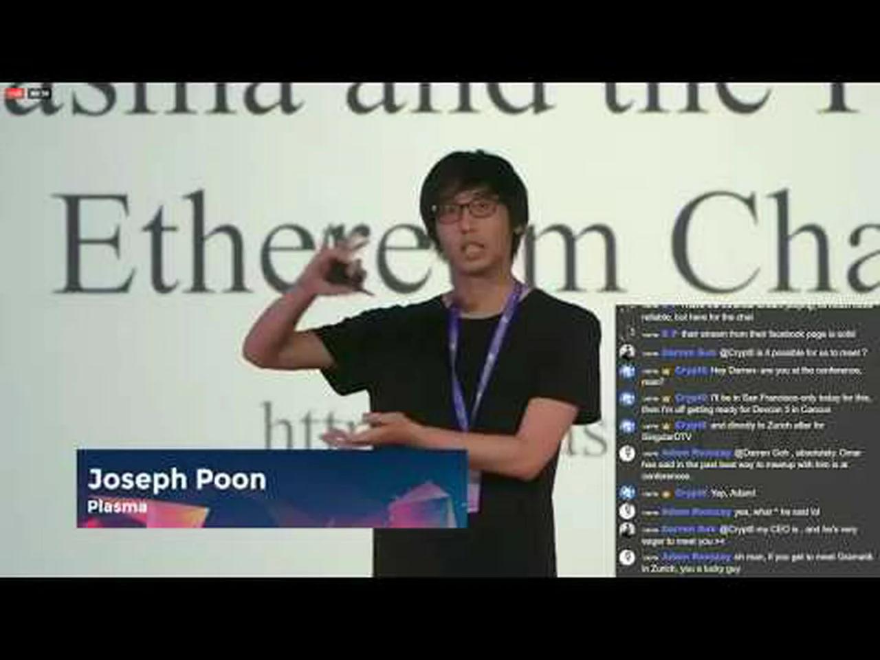 Plasma & The Public Ethereum Chain - Joseph Poon (Ethereal Summit 2017)