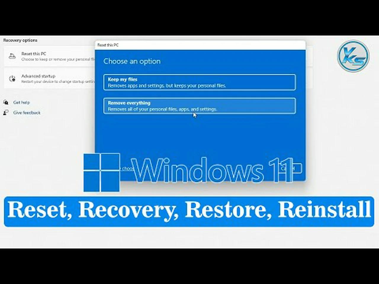 recovery key for windows 11 reset