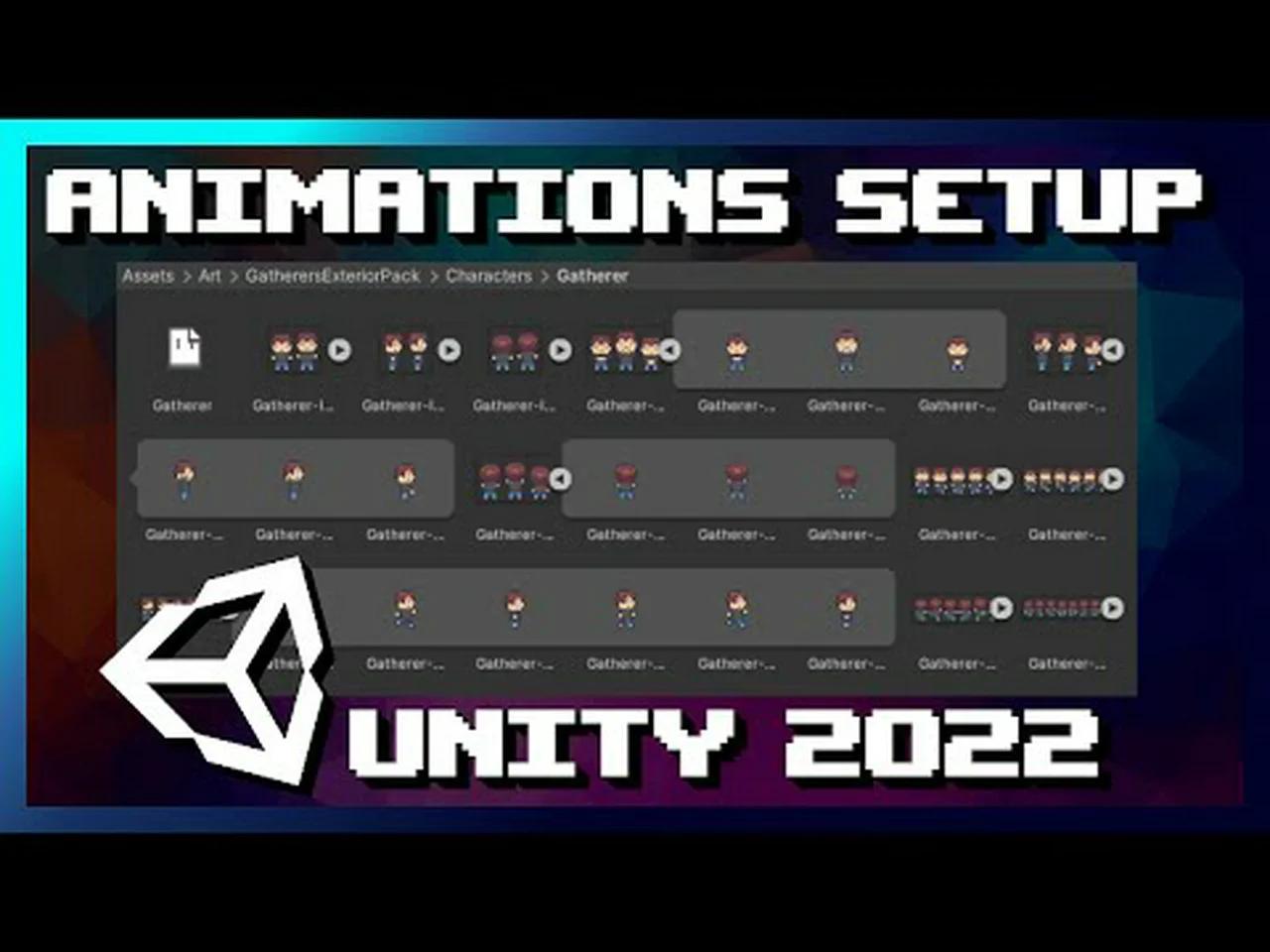 How to Setup Animations for 2D Characters ~ Unity 2022 Tutorial for ...