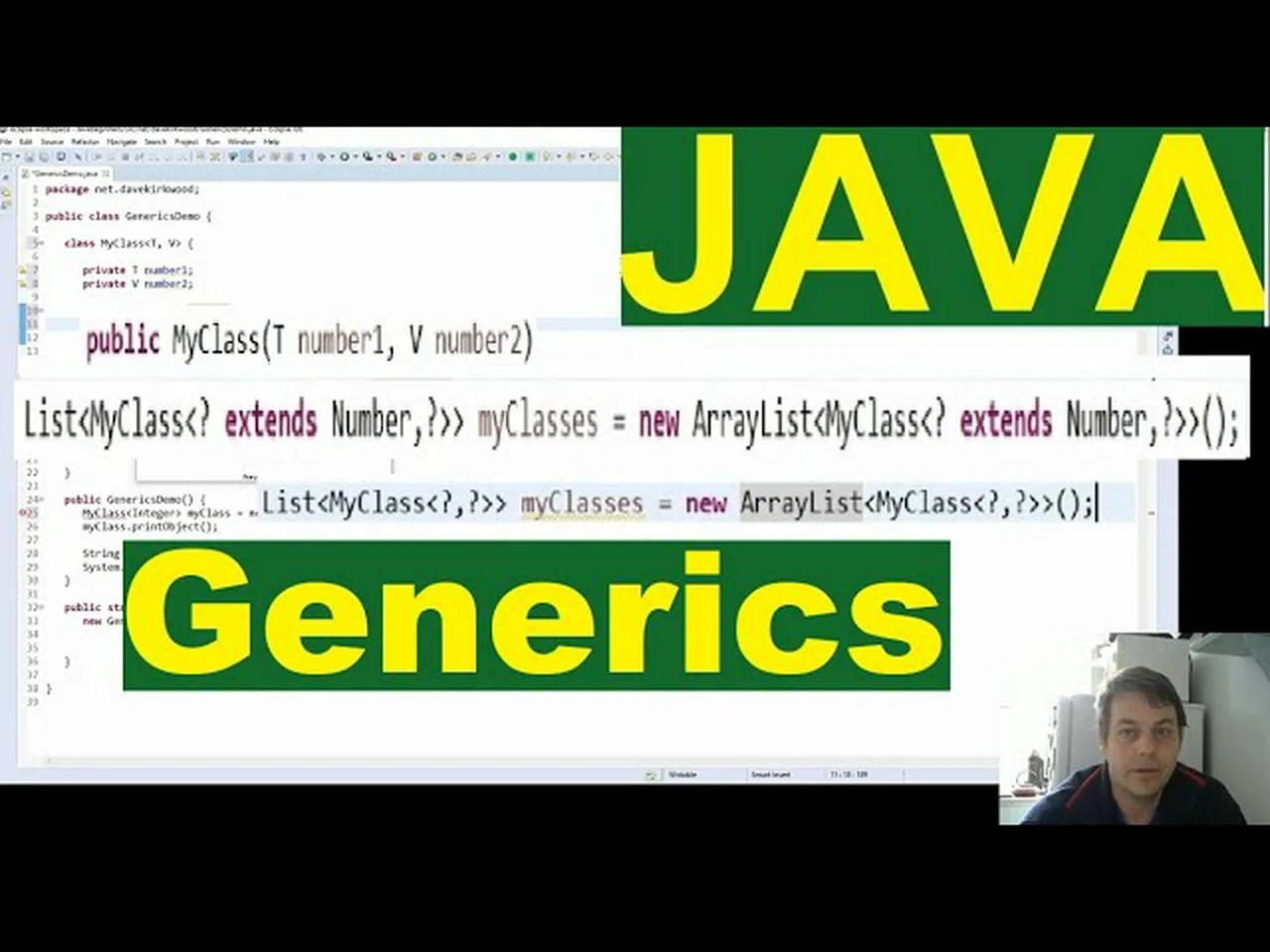 Java Generics tutorial step by step guide