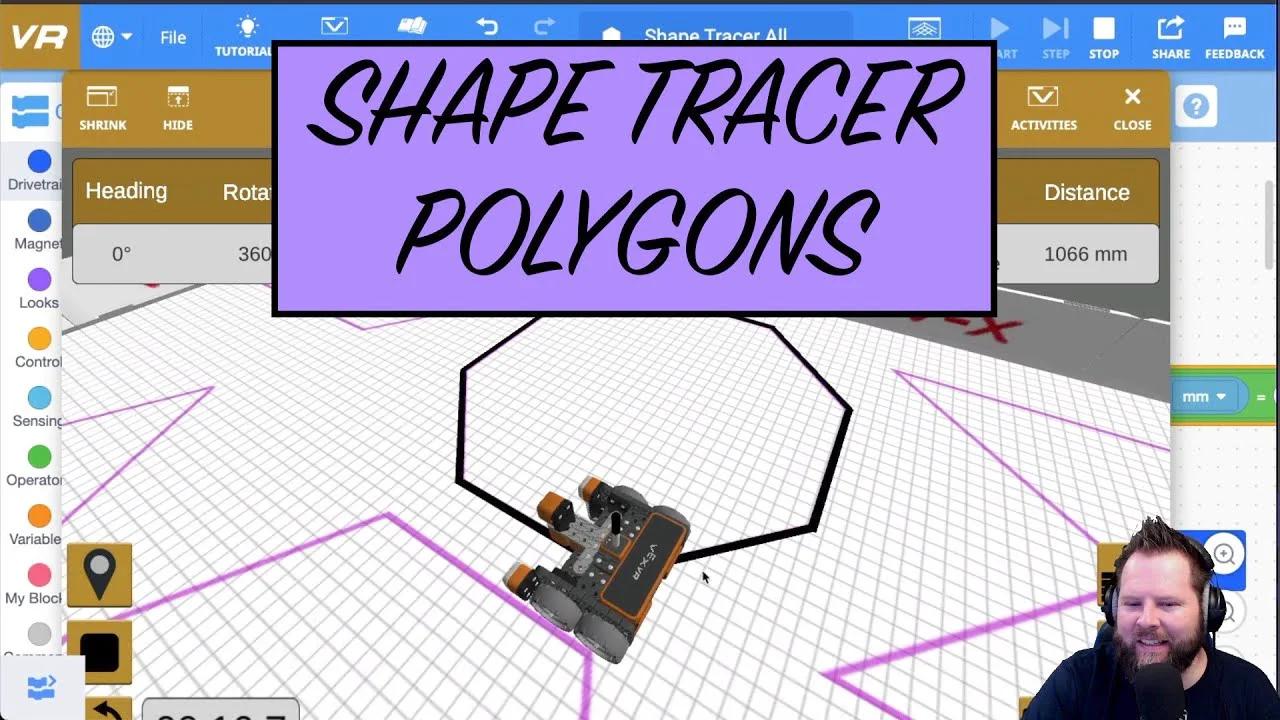 NEW VR Playground - Shape Tracer (Polygons)