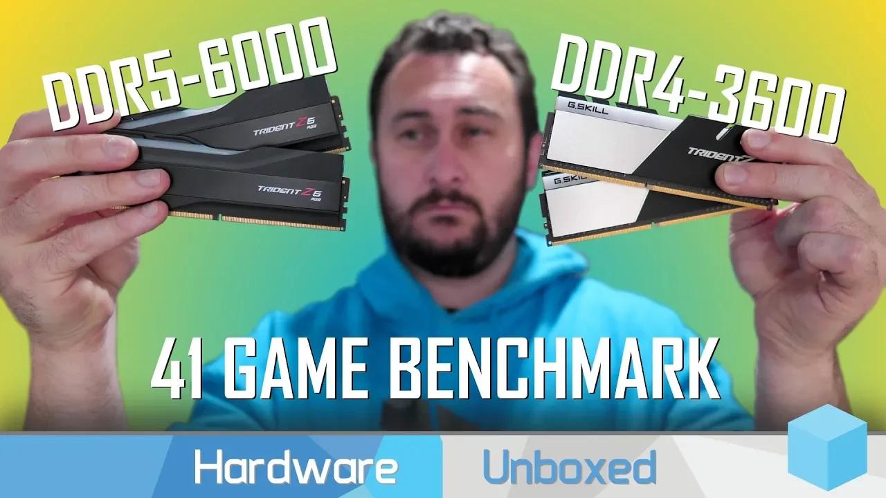 DDR4 vs. DDR5, The Best Memory For Gamers? Core i9-12900K, 41 Game ...