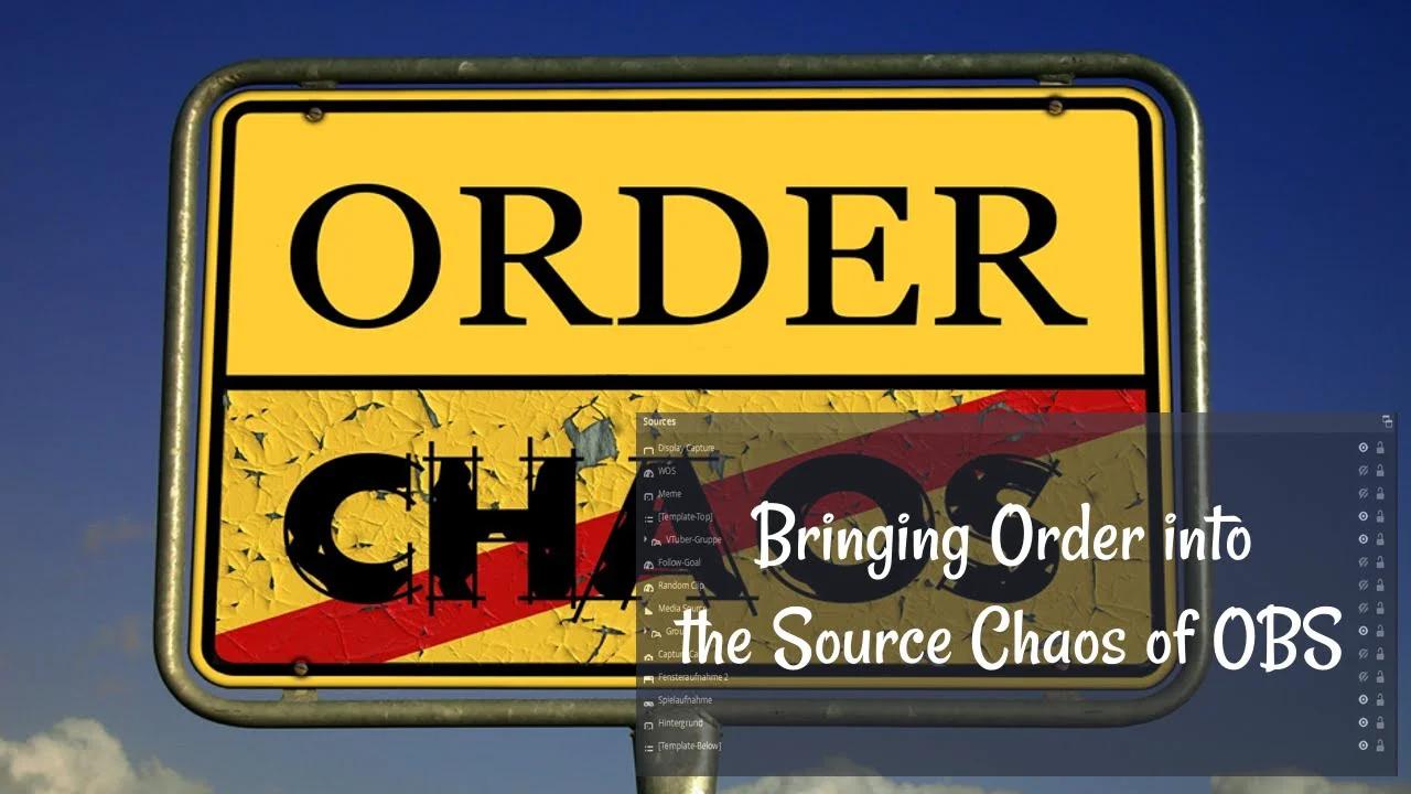 Obs Tutorial Groups And Nested Scenes To Order Sources