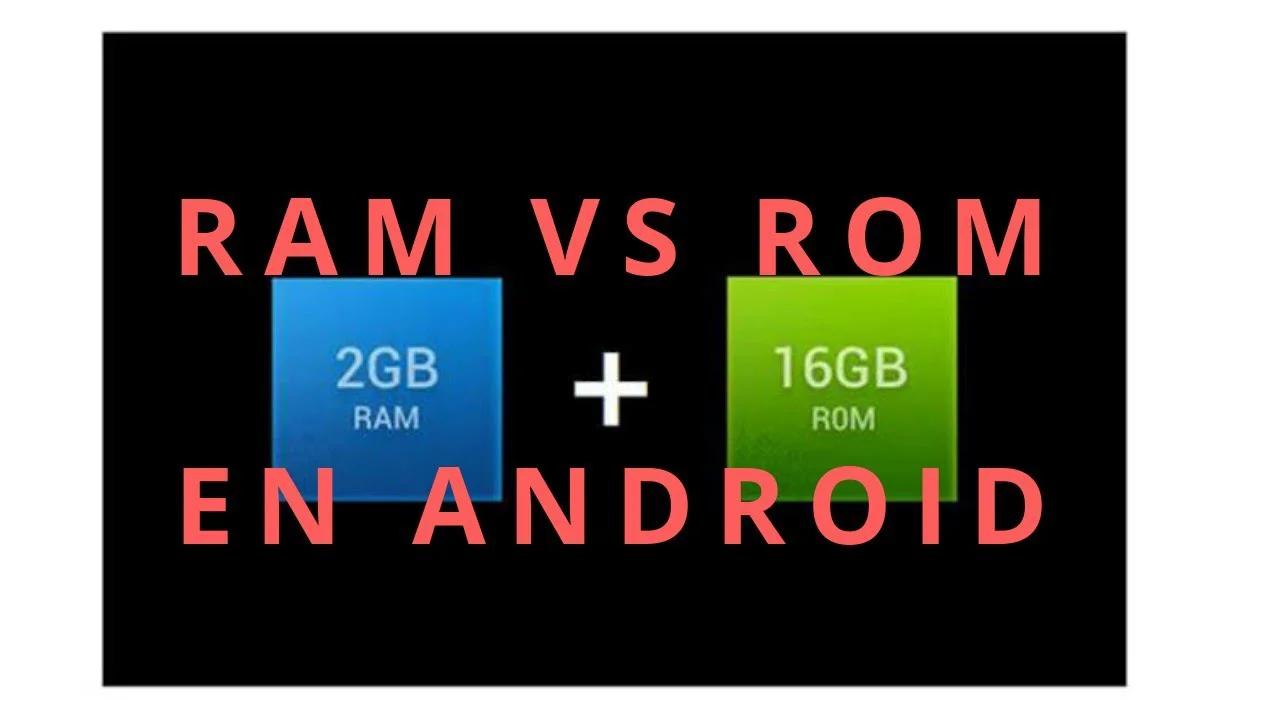 🔴 ¿Cuál es la diferencia entre RAM y ROM? en Android