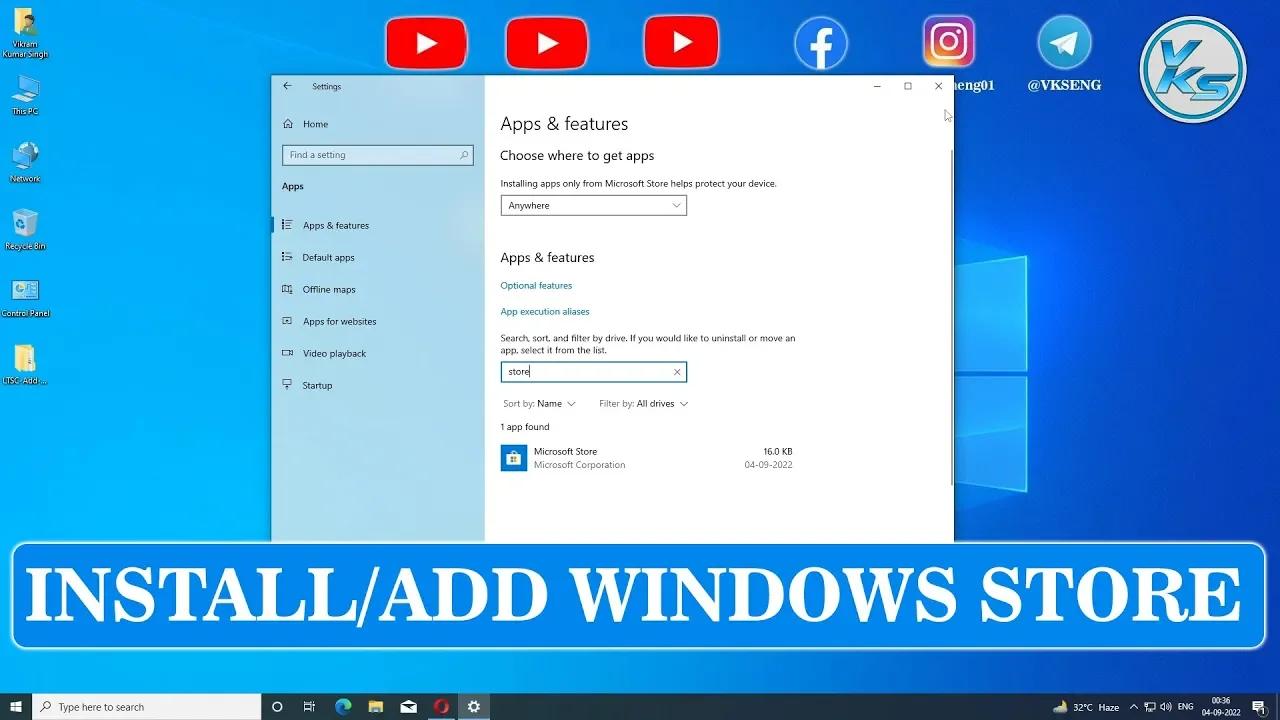 How to install add microsoft store to windows 10 ltsb ltsc any version