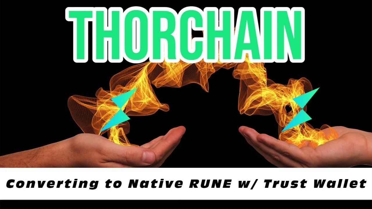 Converting RUNE to Native RUNE w/ Trust Wallet | Creating Asgardex ...