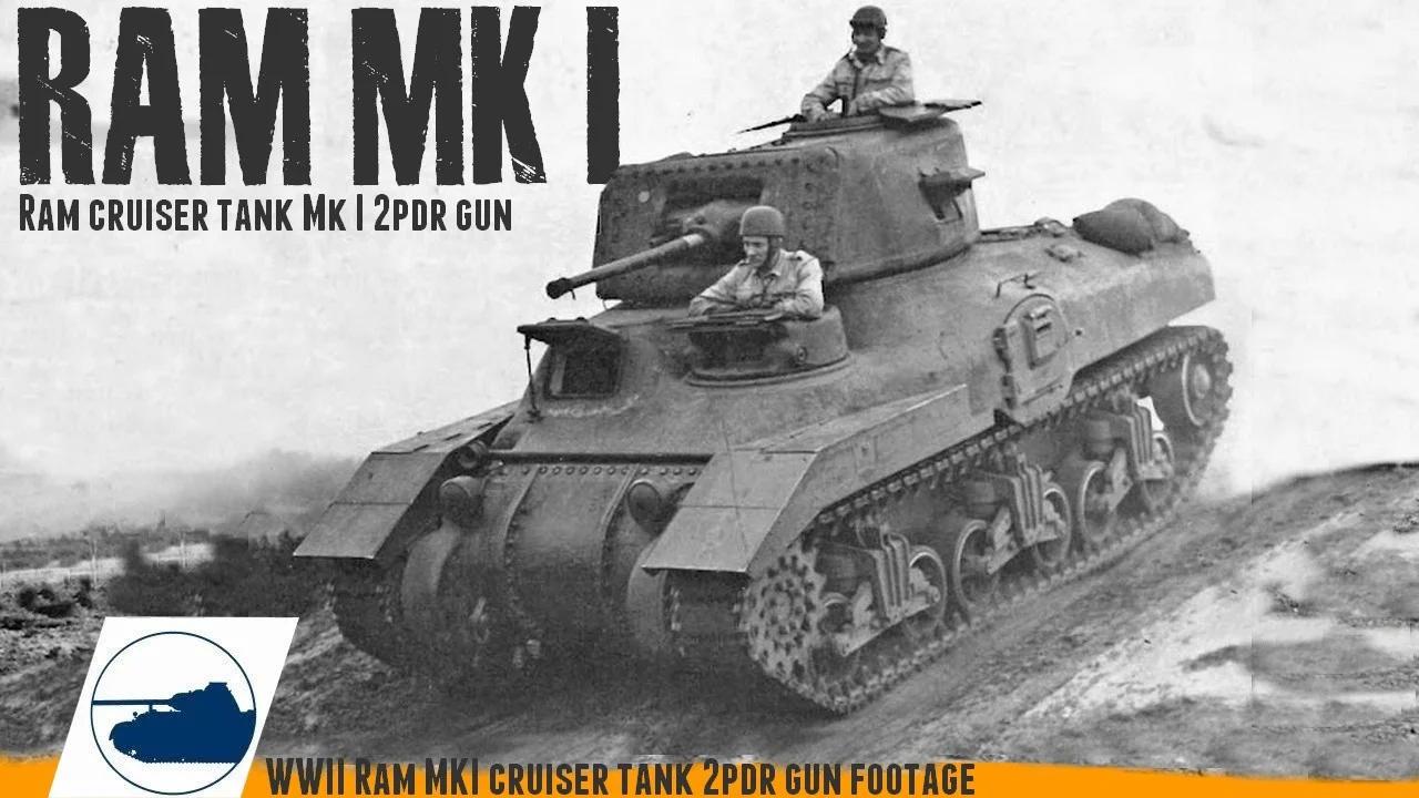 Rare Ram Mk I 2pdr Gun Trails