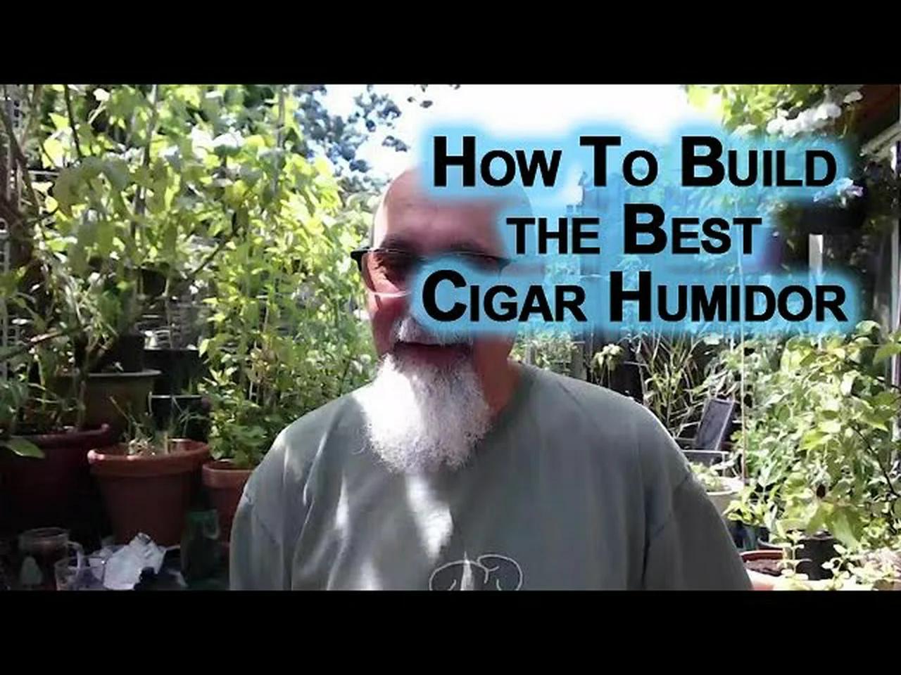 How To Build the Best Cigar Humidor Home Made Cedar Box, Temperature