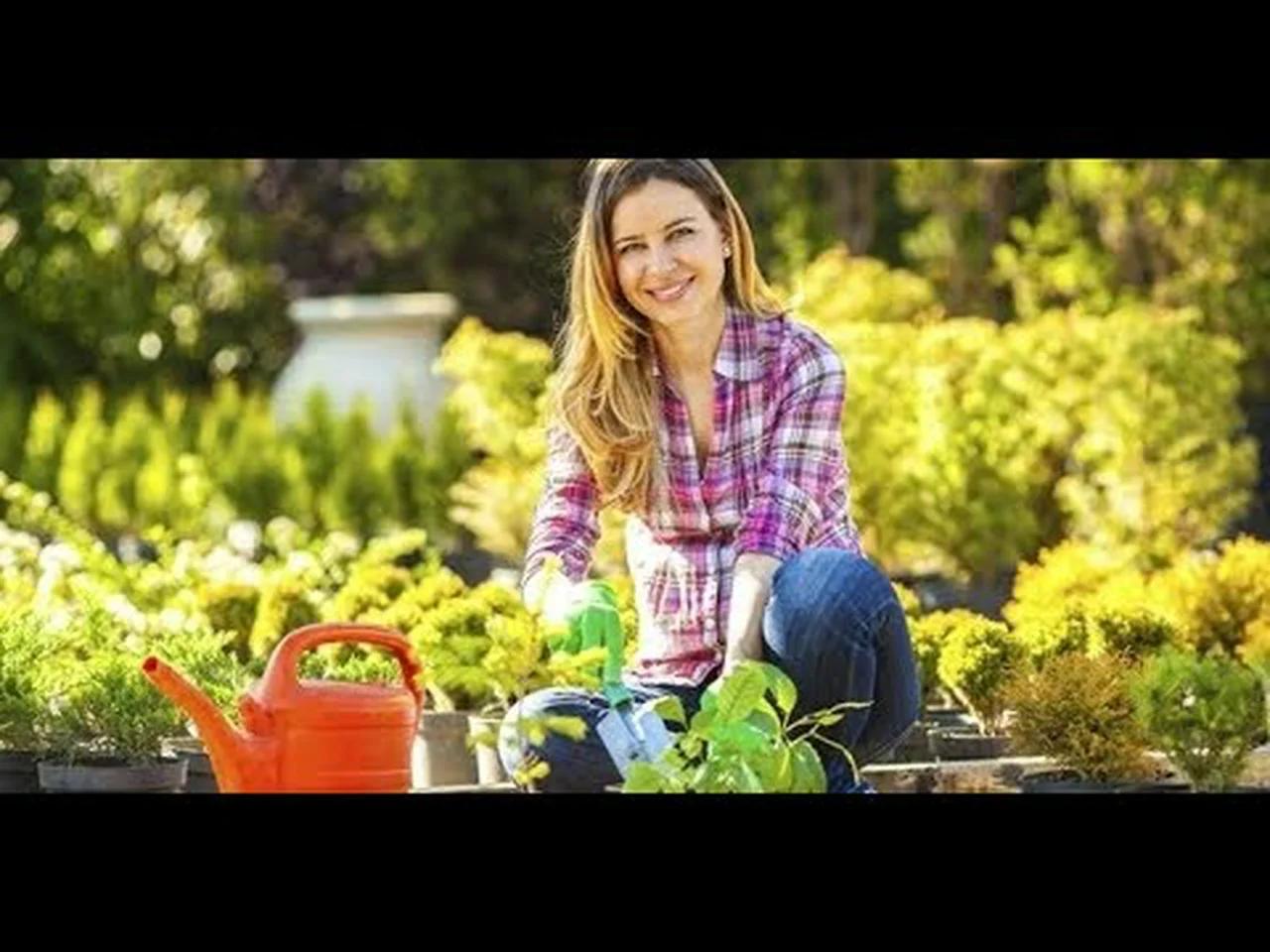 Garden work. Садовник в саду с женщиной. Цветы для сада и огорода. Девушка в саду. Сады цветоводов.