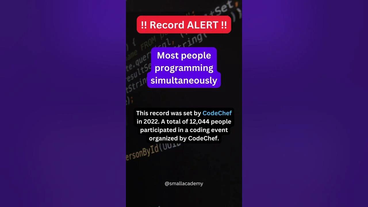 Programming World Record part 2