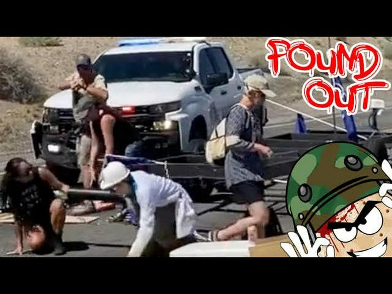 Nevada Rangers Drive Truck Through Climate Terrorist Blockade
