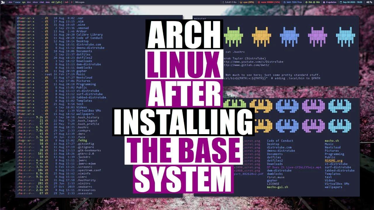 Installing And A Window Manager In Arch Linux