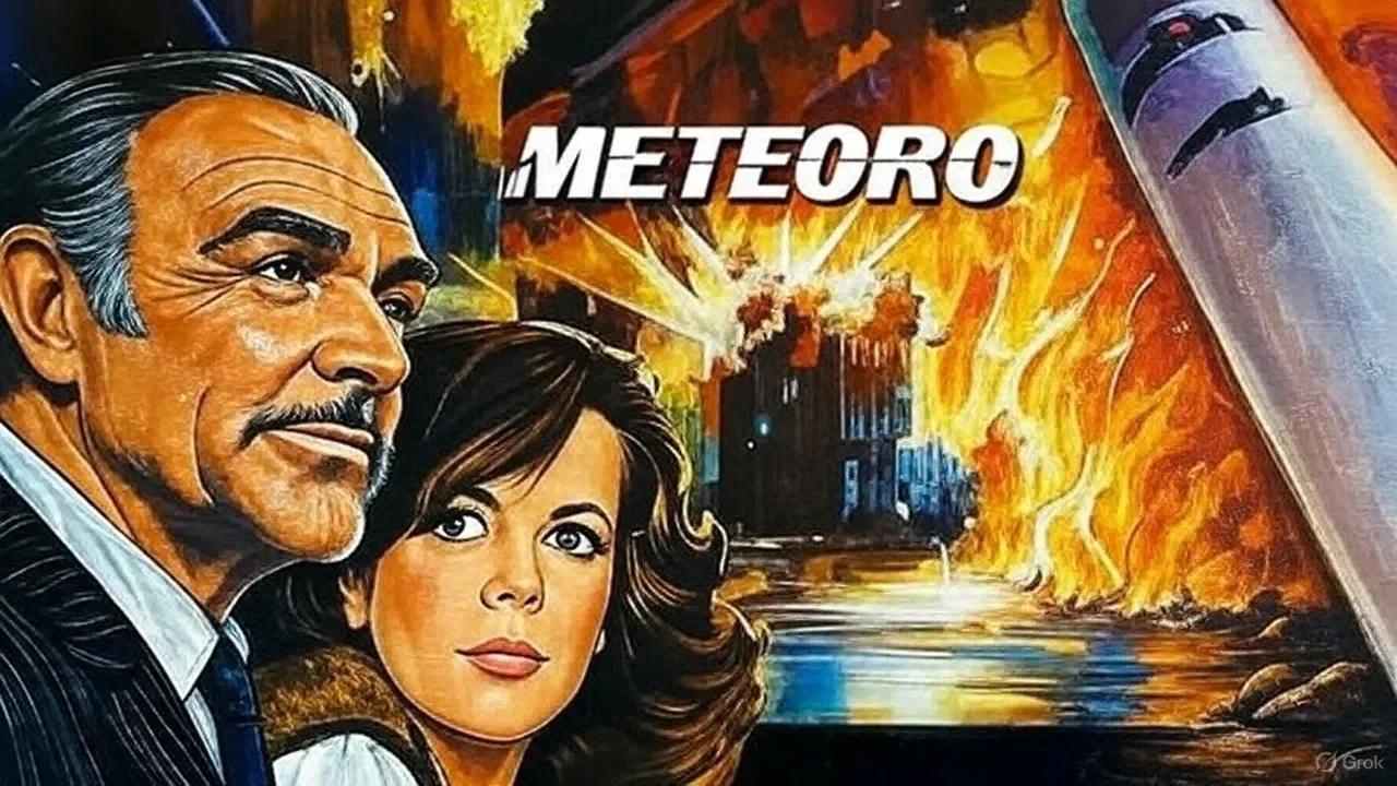 Meteoro 1979 Cine Clásico de Ciencia Ficción con Sean Connery