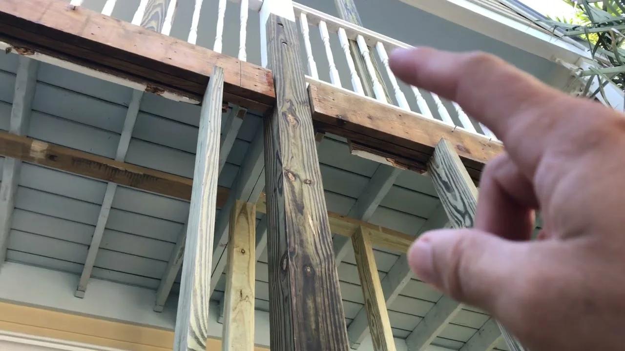 DIY Guide: How to Replace a Rotten 6x6 House Porch Post. Inspired by ...