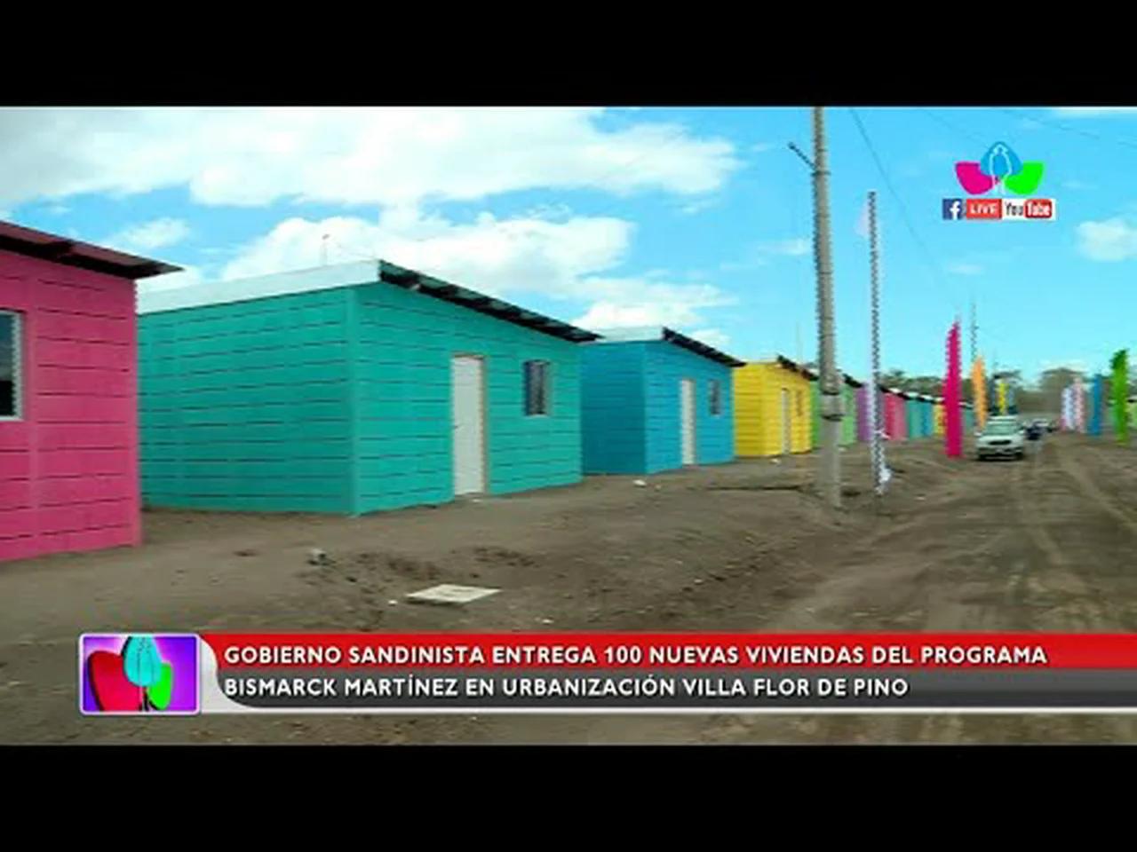 Gobierno Sandinista entrega 100 casas del Programa Bismark Martínez en ...