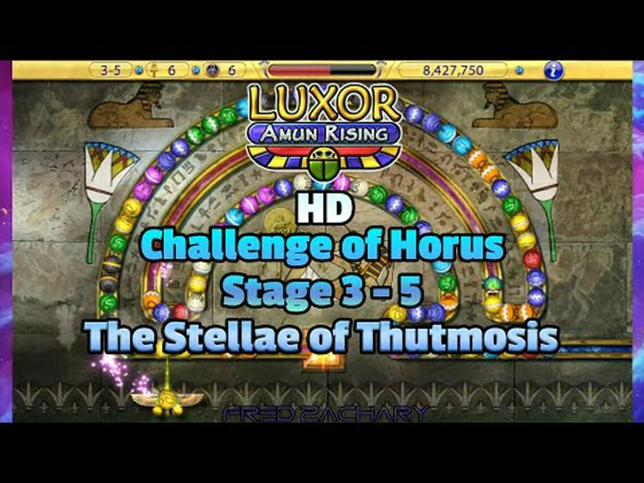 Luxor Amun Rising HD (2012) | Challenge of Horus - Stage 3-5 : The ...