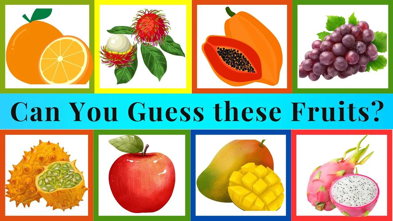 Guess The Fruit Quiz Guess The Fruit Name In 5 Seconds