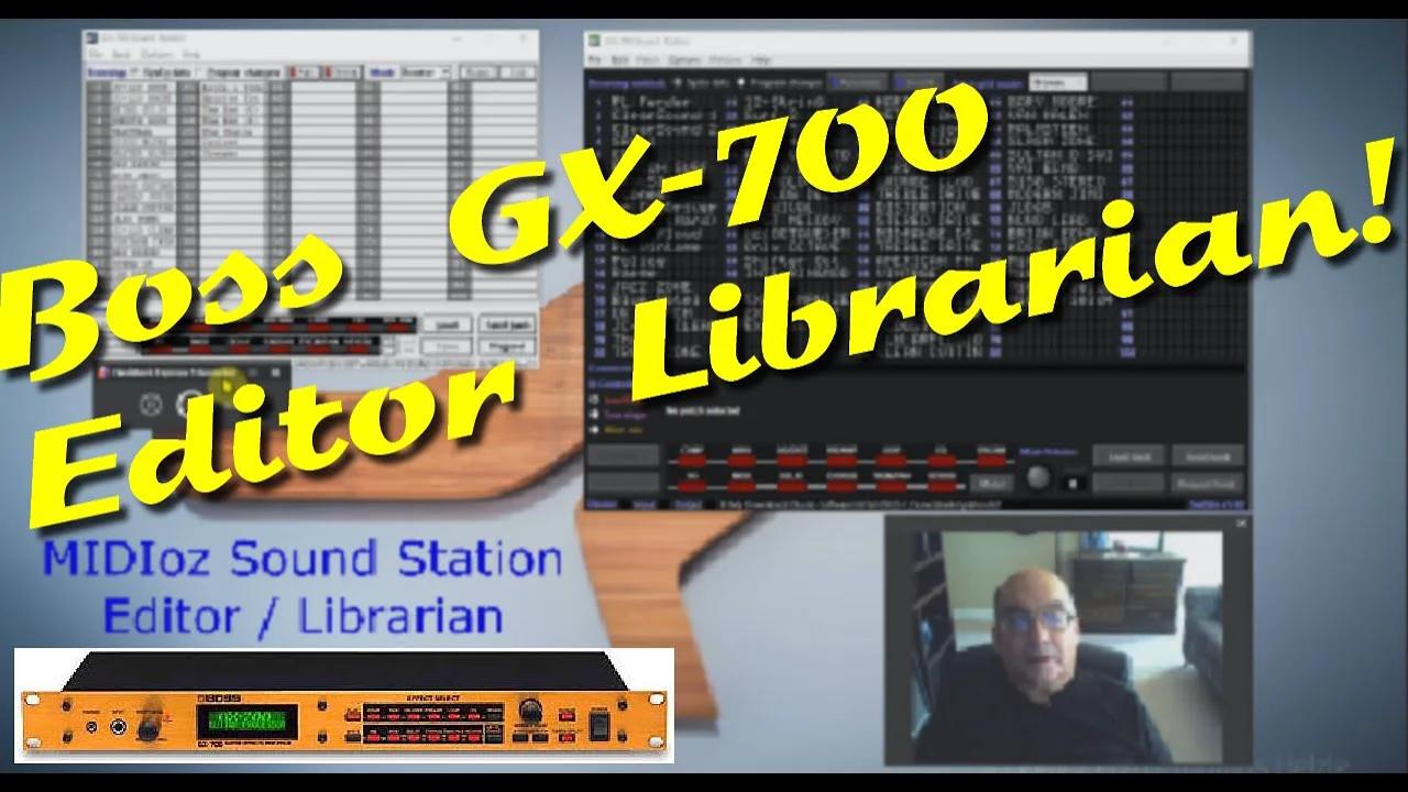 MIDIoz Sound Station Editor/Librarian for Boss GX-700