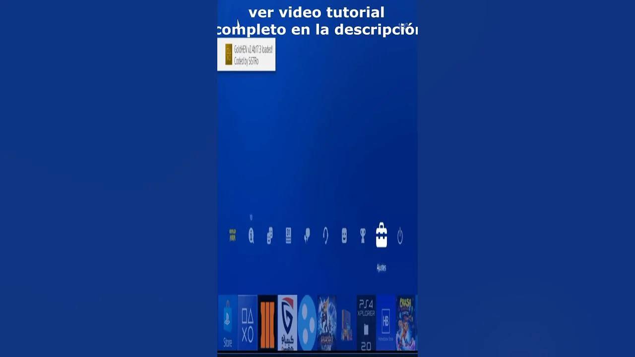 Liberar ps4 goldhen 11 00 jailbreak desbloquear ps4 shorts tutorial 